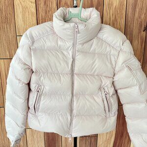 Women's Short Pink Moncler Down Jacket M/2